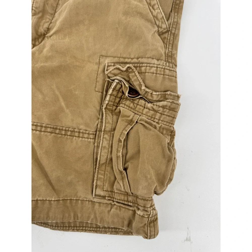Vintage Abercrombie Cargo Shorts Size‎ 16 30x8 Cotton Utility Y2k heavy